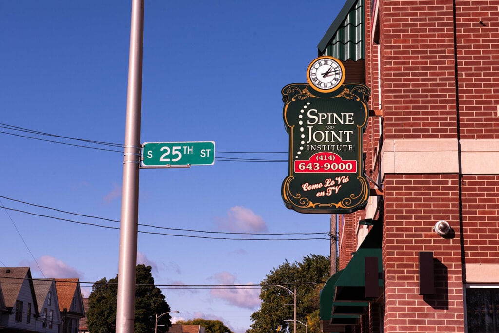 SJI Street Sign 25th Street Milwaukee